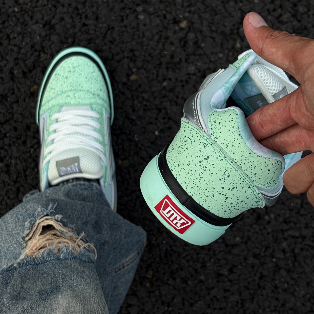 Vans Shoes Old Skool - Chaussures Chunky vert menthe frais, baskets
