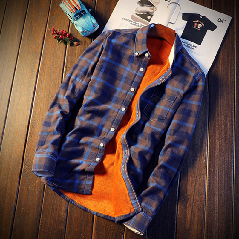 Camisa Masculina hommes Plaid  - Flannel Shirt Lined avis et prix