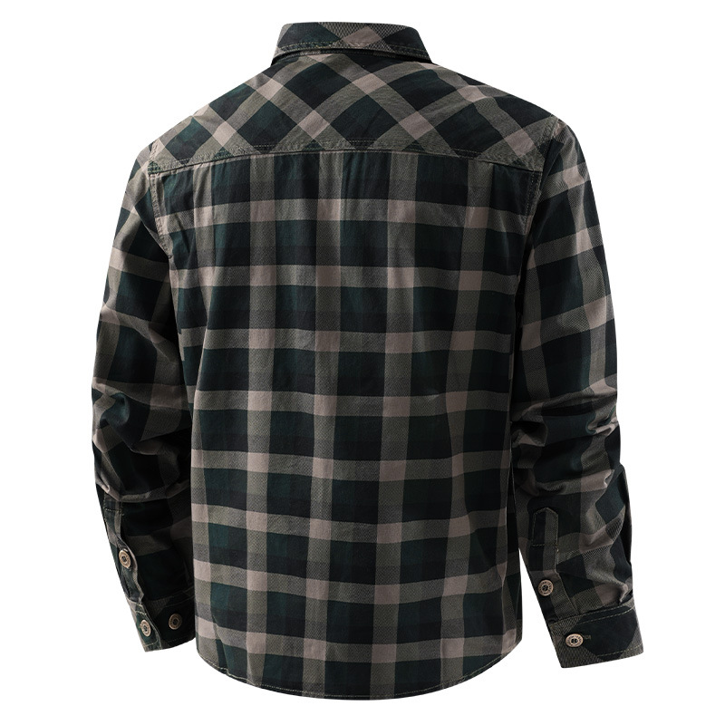 Chemises décontractées à carre - Flannel Shirt Lined avis et prix